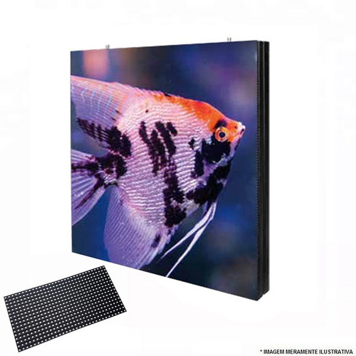 Par Modulo Painel Led P5 Rgb 32x16cm Hub75 Uso Externo K2531
