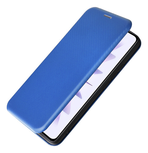 Funda Con Tapa De Fibra De Carbono Para Motorola G15/g35/g55/g75/g85-pc Hybrid, 5 Colores, A Prueba De Golpes, Ultrafina, Cierre Magnético