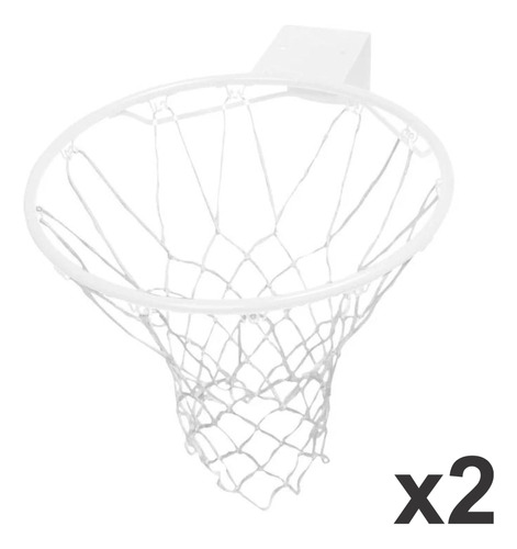 Red X2  De Basketball Para Aro Nylon Universal Gismar