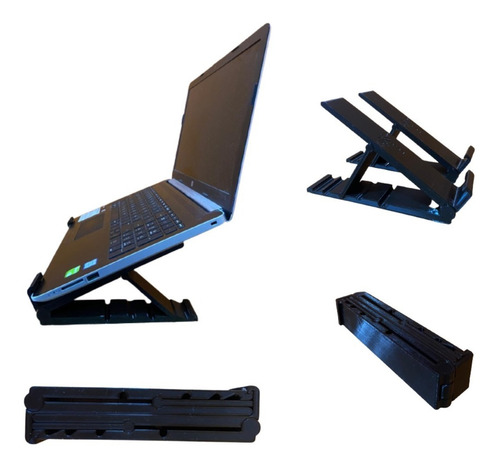 Imagen 6 de 8 de Home Office Stand Laptop + Stand Celular + Accesorios