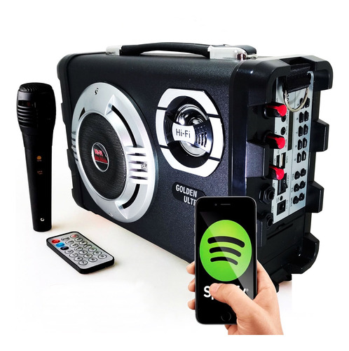Mini Caixa Som Amplificada Bluetooth Usb Auxiliar Radio Fm | Mercado Livre
