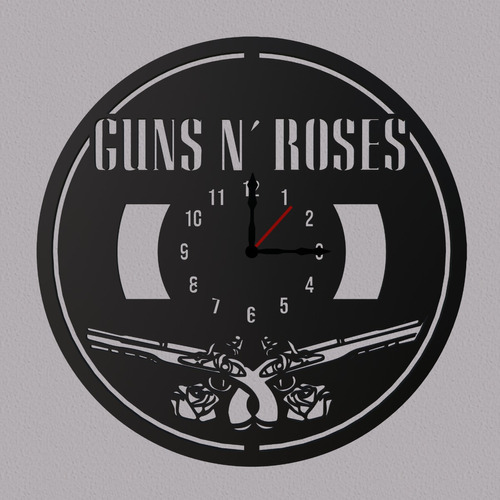 Reloj Decorativo Guns N Roses | Estilo Reloj En Lp Vinilo