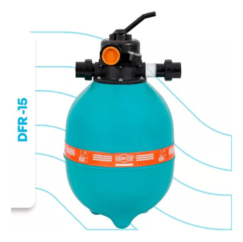 Filtro P/ Piscina Dfr-15 + Bomba 1/2 Cv Dancor - Até 56.000