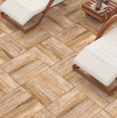Cerámica Piso Imitación Madera Mix 50x50cm Pei 4 Pisoforte
