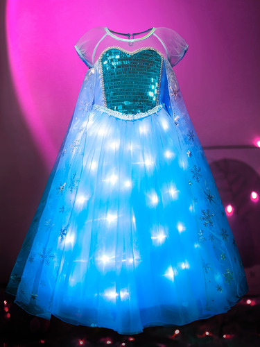 Disfraz De Carnaval De Nieve Para Niñas, Carnaval De Nieve, Con Iluminación Led, Ideal Para Fiestas De Cumpleaños, Bailes De Graduación, Carnavales, H