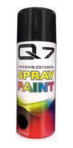 Pintura Spray Negro-mate 400ml Q7