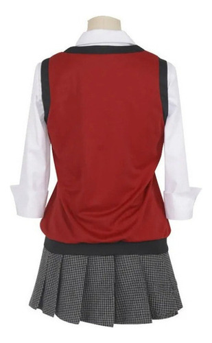 Kakegurui Ikishima Midari Cosplay Uniforme Juego Completo