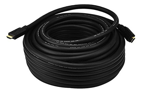 Cable Hdmi Estandar (22 Awg Cl2) Color Negro