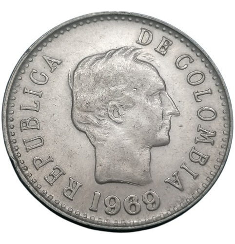 Colombia Moneda 20 Centavos 1969