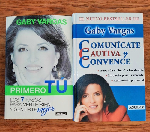 2 Libros De Gaby Vargas Primero Tú  Comunícate Cautiva Conve