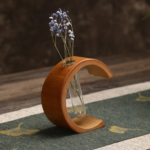 Jarrón De Flores De Bambú, Estilo Rústico, Para Almacenar