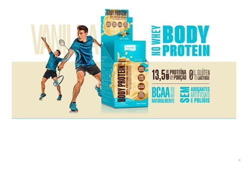 Body Protein 100% Isolado 10 Sachês 20g Equaliv Baunilha Colágeno