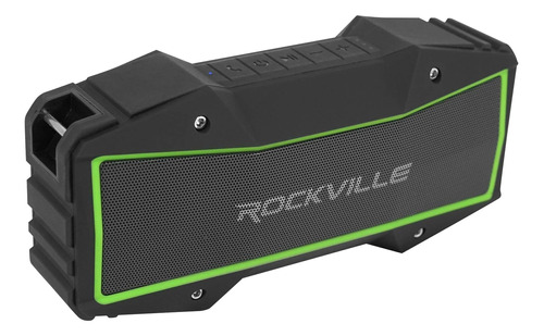 Enlace Bluetooth Portátil Rockville Rock Everywhere, Negro