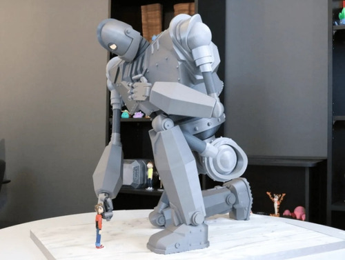 Archivo Stl Impresión 3d - Iron Giant + Hogarth