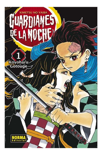 Guardianes De La Noche N° 01, De Gotouge, Koyoharu. Editorial Norma, Tapa Blanda, Edición 1 En Español, 2023