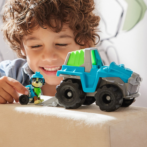 Paw Patrol Vehiculo Basico Rex Azul Con Negro
