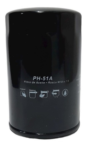 Filtro De Aceite Ph-51a/ Wix 51036 Para Grand Blazer  