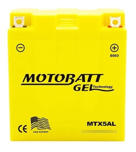 Bateria Motobatt Gel Pulsar160-150ns - Fz16- Szr - Akt110s 