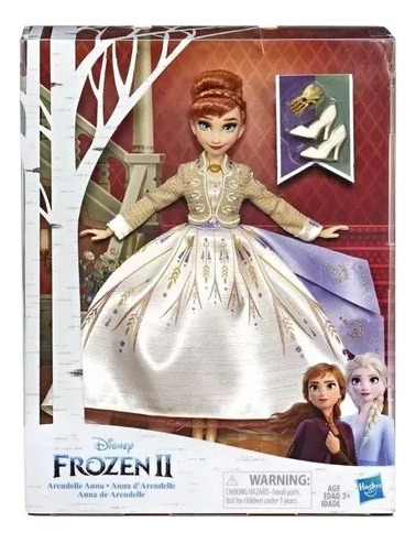 Muñeca Anna De Arendelle Frozen Ii Vestidos Reales Hasbro