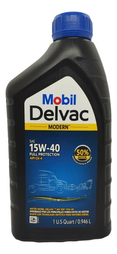 Aceite Diesel Mobil 15w40 Delvac Api Sk-4