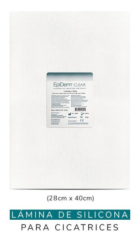 Epi-derm 1116 (28 X 40 X0.09)  Lamina De Silicona Cicatrices