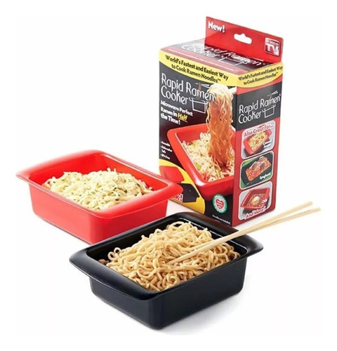 Pack 2 Mini Bandejas Para Microondas - Olla Ramen -