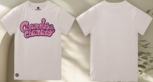 Polera Algodon Blanco Caramelos De Cianuro