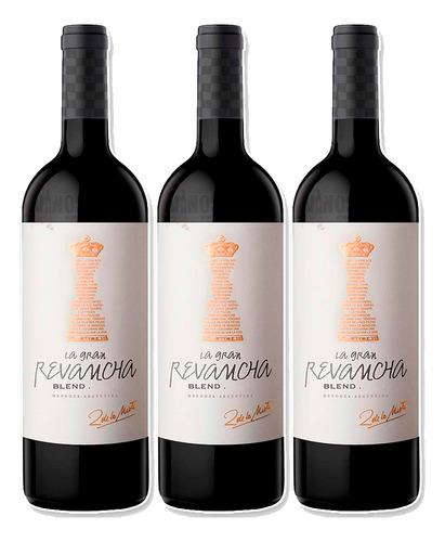 Vino Mendel Gran Revancha Rey Blend Pack X3 Unidades