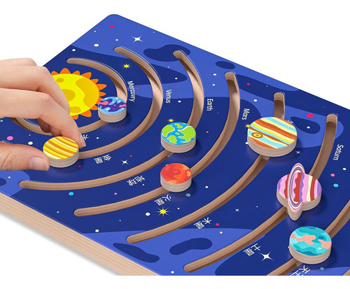 Rompecabezas , Planetas, Solar, Juguete, Actividades