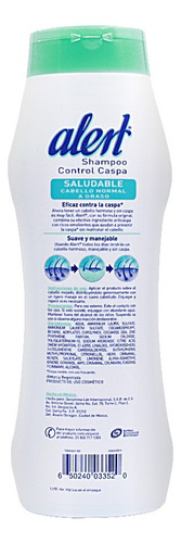 Alert Shampoo Saludable Control Caspa 700 Ml