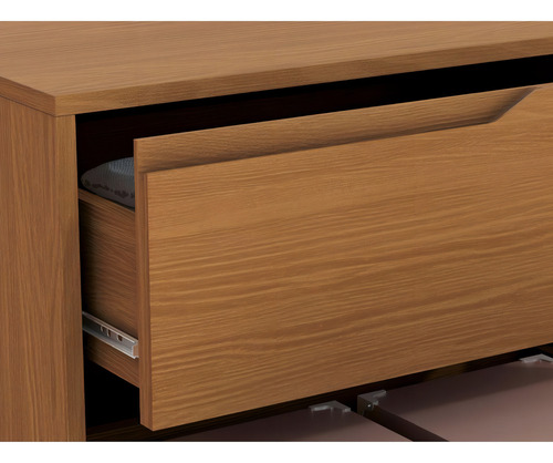 Mesa De Cabeceira Kappesberg R261-cn 2 Gavetas 53x53,5x38,5 Cor Canela