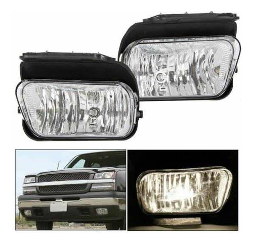 Kit De Faros Niebla Silverado 2003 20042005 2006 C/cable