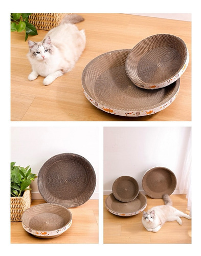 Rascador Redondo Extra-grande Para Gatos Con Catnip 45*9cm