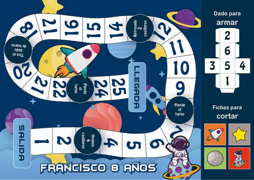 Juego Imprimible Personalizado - Juego De Mesa