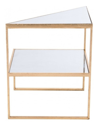 Mesa Lateral Planes Oro Këssa Muebles