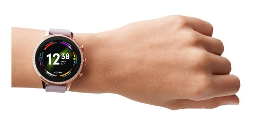 Smartwatch Fossil Gen 6 Mujer Silicon V Color De La Caja Oro Rosa