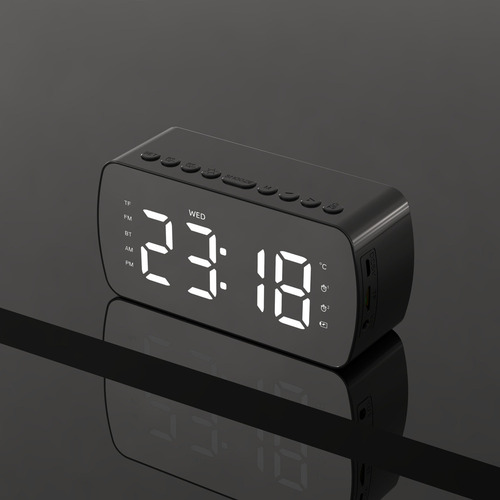 A A Despertador Digital, Radio, 3 Teléfonos, Reloj Con