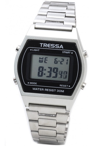 Reloj Tressa Vintage Digital Cognac Metal I Envio Gratis