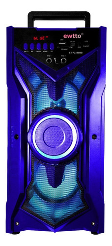 Parlante Ewtto ET-P2349MB portátil con bluetooth