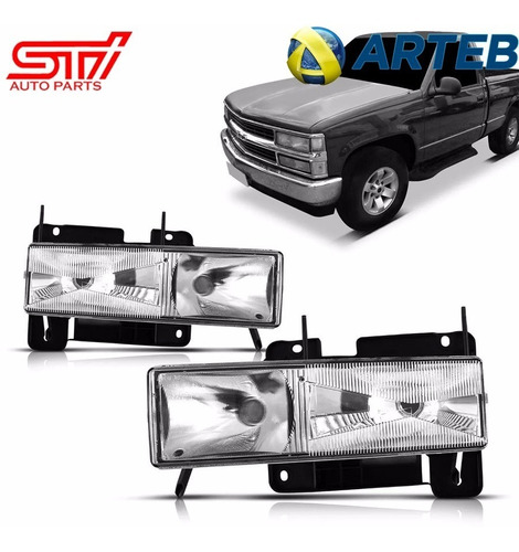 Par Farol Silverado Original Arteb 2001 2002 2003 2004