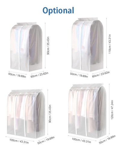 Gpp Bolsa De Armazenamento De Roupas Com Zíper Para Armário