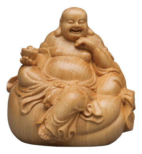Estatua De Buda, Figuras De Buda Sentado De Madera Para