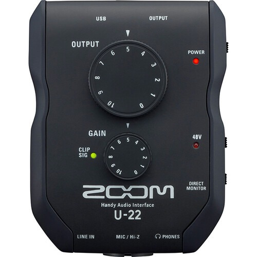  Interfaz De Audio Profesional Y Monitor Zoom U-22 + Phantom