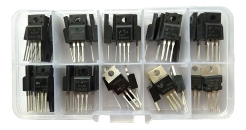 Kit Surtido De Transistores 50x Reparación De Conmutación