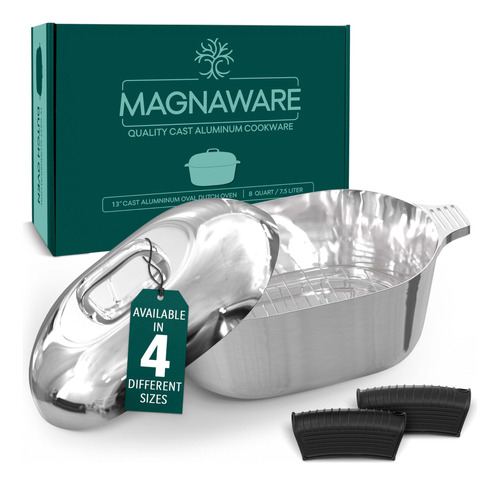 Magnaware Horno Holandes De Aluminio Fundido, Olla Ovalada H