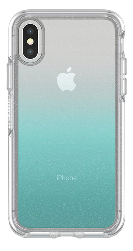 Funda Otterbox Symmetry Clear iPhone XS/x Aloha Ombre Silver