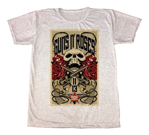 Remera Guns N Roses Rock Spun Adulto/niño Unisex