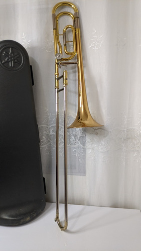Trombone Yamaha Ysl-356g Japão Vara Tenor De Rotor Original