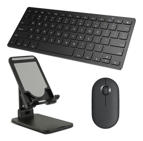 Teclado E Mouse Bluetooth, Suporte Galaxy Tab S5e 10.5 T725