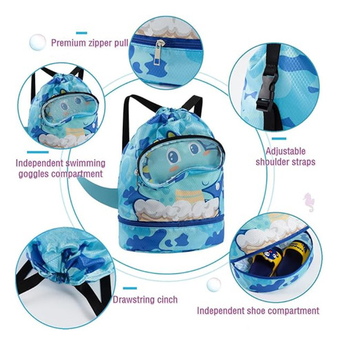 Bolsa De Natación Para Niños Playa Impermeable A